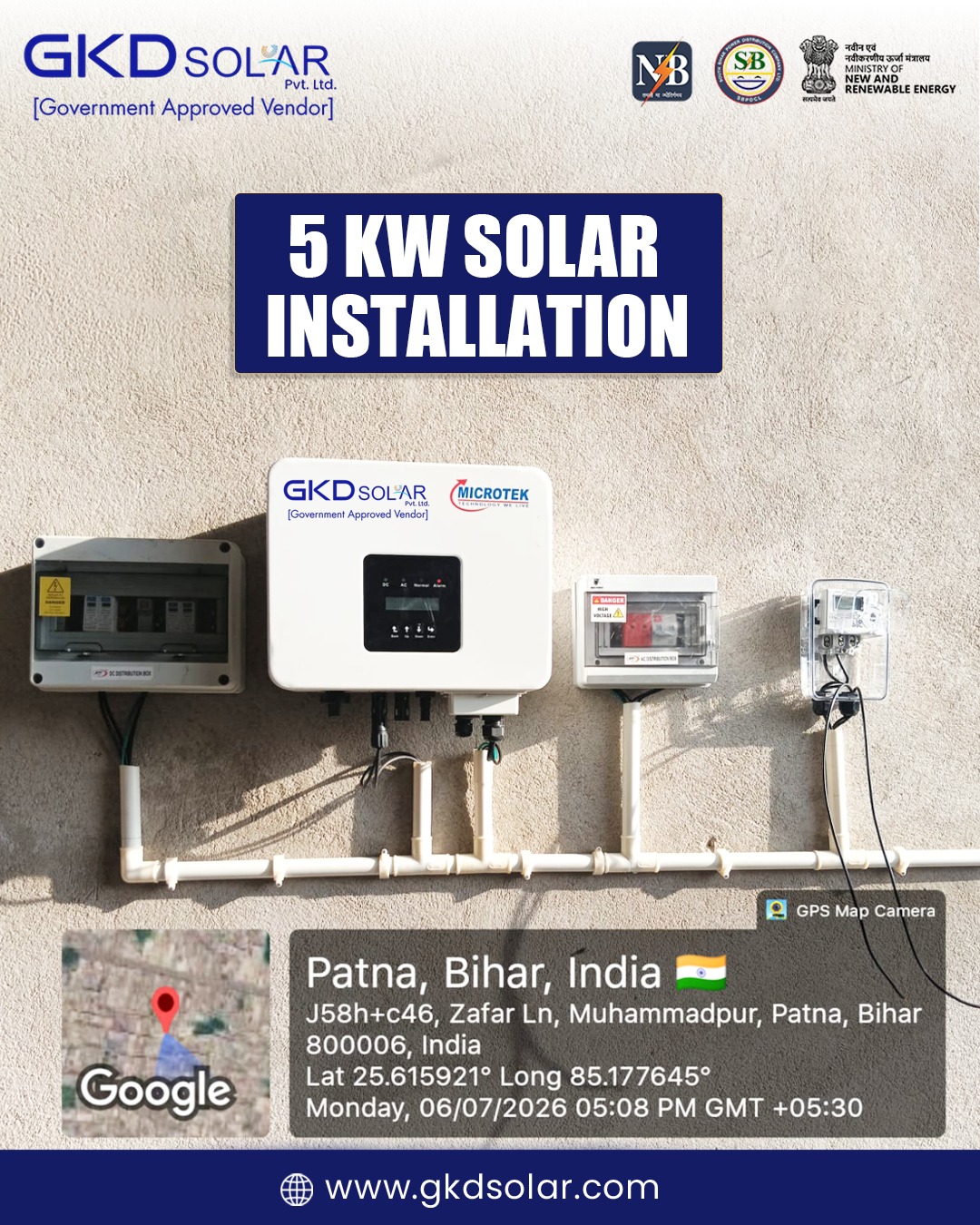 Commercial solar project