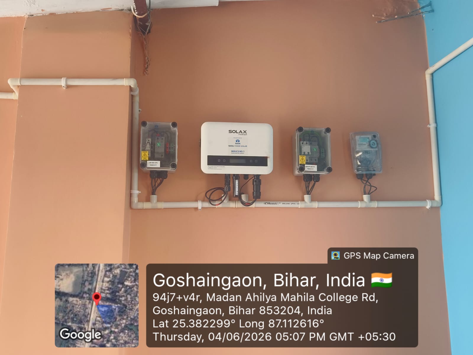 Commercial solar project